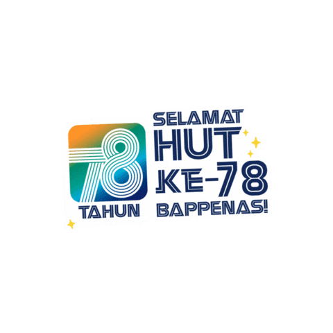 Hut78Bappenas Sticker by Bappenas RI