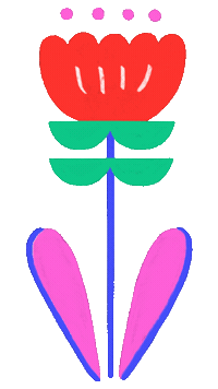 Flower Love Sticker by Kiss The Pink