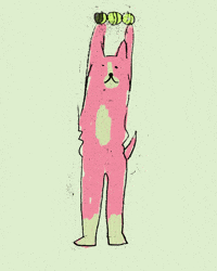 Dog Pink GIF