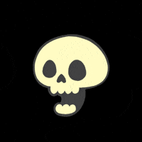 Laugh Skull GIF