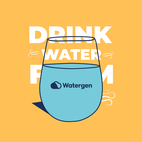 Watergen giphyupload water healthy drinking GIF