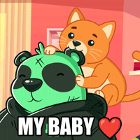 My Baby Cat GIF by SuperVerse