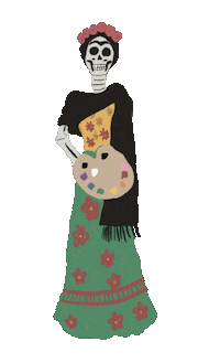 Frida Kahlo Art Sticker