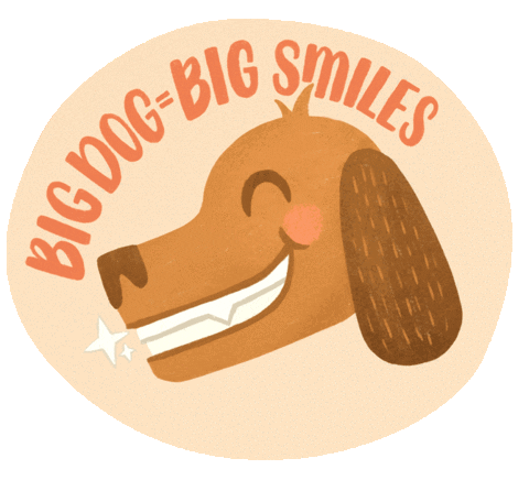 Happy Big Dog Sticker by Big Dog Pet Foods