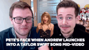taylor swift GIF by Andrew and Pete