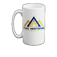Coffee Mug Sticker by Two Mortgage Guys