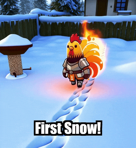 First Snow GIF by Zorooster