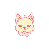 Cat Illustration Sticker