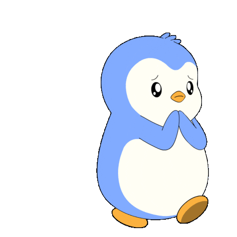 Scared Uh Oh Sticker by Pudgy Penguins