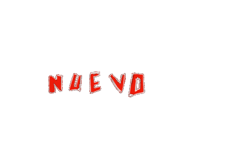 Typography Nuevo Sticker