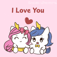Love You Kiss GIF by Brave Unicorn