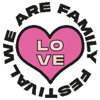 wearefamilyfestival  Sticker