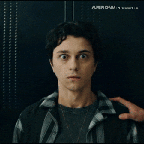 Scared Oh No GIF by Arrow Video