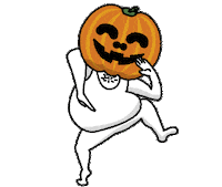 Trick Or Treat Dancing Sticker