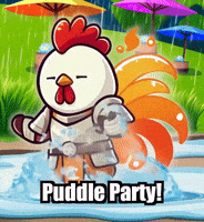 Rain Happy Dance GIF by Zorooster