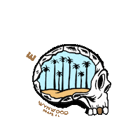 Harley Davidson Miami Sticker by Motogarage Wynwood