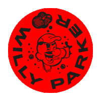 WillyParker beer pizza dj techno Sticker