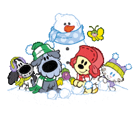 Christmas Holiday Sticker by Woezel & Pip