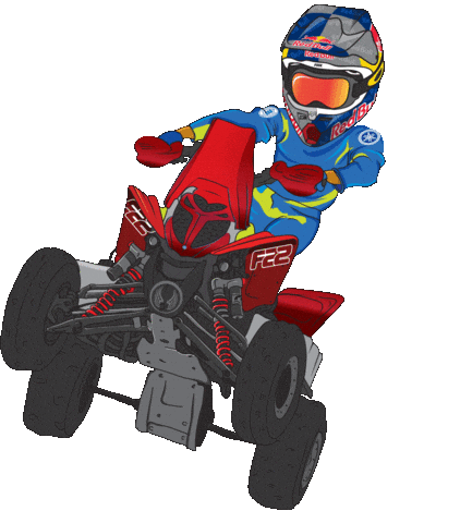 Racing Atv Sticker by SMD Graphics