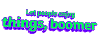 Text Boomer Sticker by AnimatedText