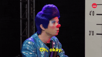Clown GIF by BuzzFeed