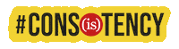 Consistency Sticker by IS Creative