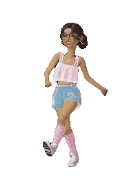 Girl Passeio Sticker