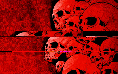 TheCultureOfHandmade giphygifmaker halloween skull skulls GIF