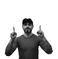 swipe up black and white Sticker by Atreyu