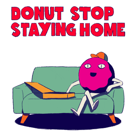 Quarantine Stay Home Sticker by INTO ACTION