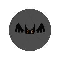 NaeLetters halloween spooky fly flying Sticker