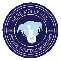 HereMollyGirl molly hmg here molly girl creative strategic marketing Sticker