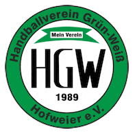 hgwhofweier handball hgw grünweiß grün weiß Sticker