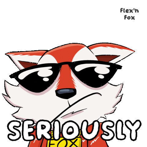Serious Fox Sticker by VeeFriends