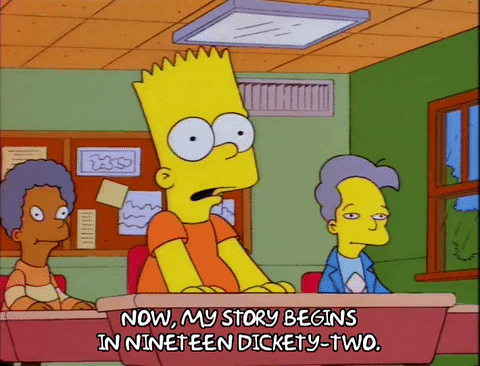 scared bart simpson GIF