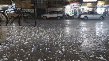 Hail Storm Hits North Damascus Province
