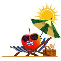 FruitMasters love happy sun vacation Sticker