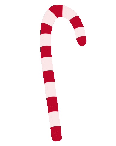 Candy Cane Christmas Sticker