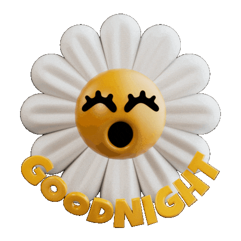 Good Night 3D Sticker by Evan Hilton