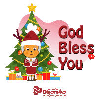 Christmas Mascot Sticker by UNIVERSITAS DINAMIKA