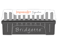 Art Metal Sticker by ImpressArt