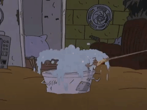nickrewind giphydvr nicksplat aaahh real monsters giphyarm035 GIF