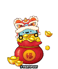 Huat Ah Sticker by Partipost