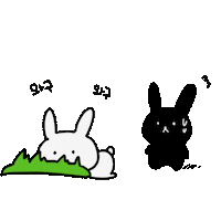 Bunny Eat Sticker
