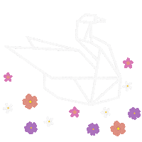 lamalpaga origami oca stagioni biancheria Sticker