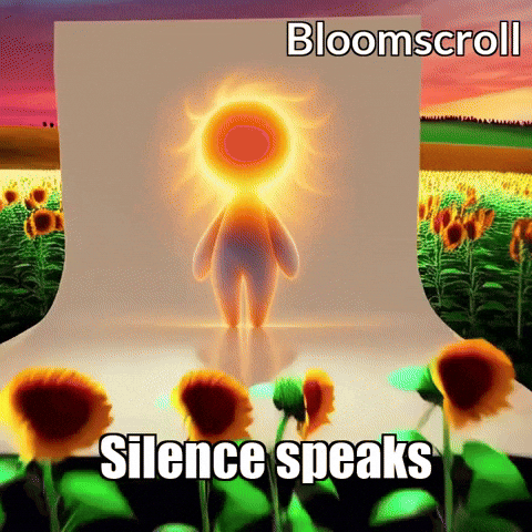 Flower Sunset GIF by Bloomscroll