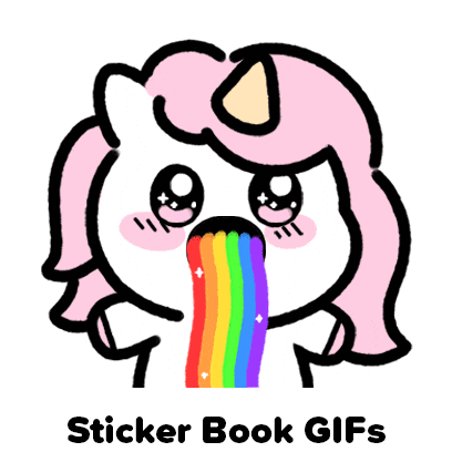 Rainbow Wow Sticker by Sticker Book iOS GIFs