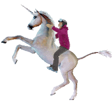 unicorn ski Sticker by Aspen Snowmass