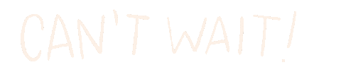 Excited Text Sticker