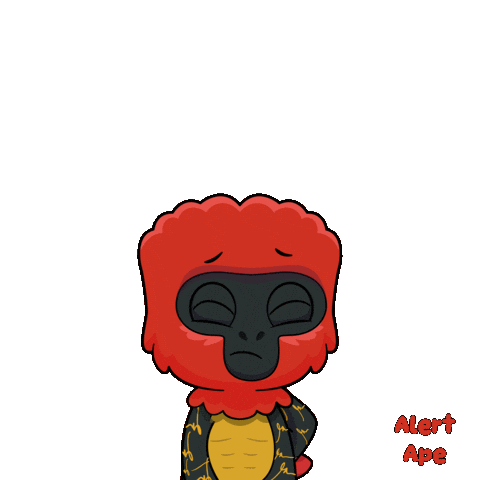 Monkey Ape Sticker by VeeFriends